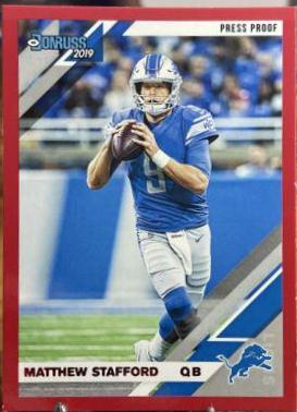 Matthew Stafford [Red Press Proof] #90