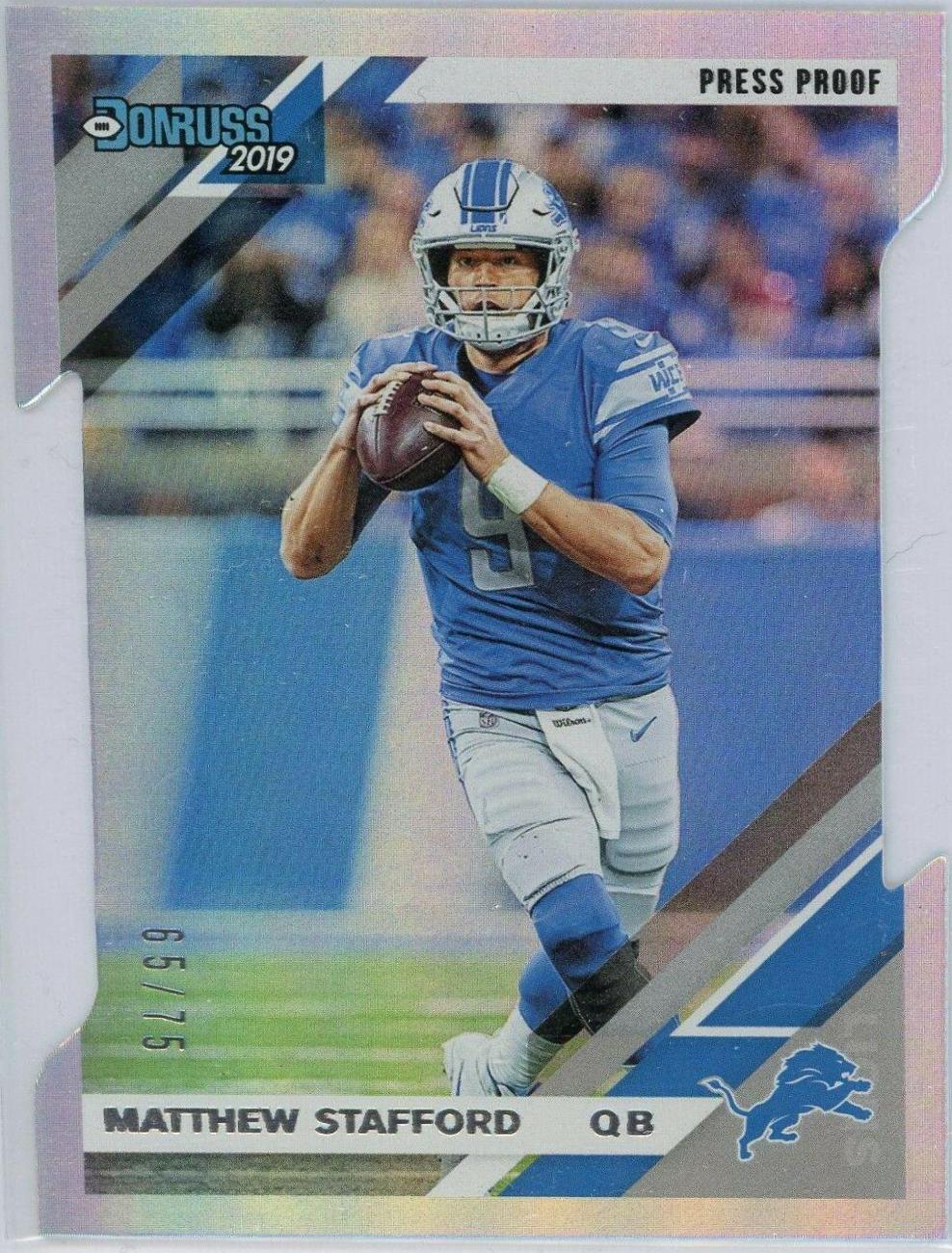 Matthew Stafford [Silver Die Cut Press Proof] #90