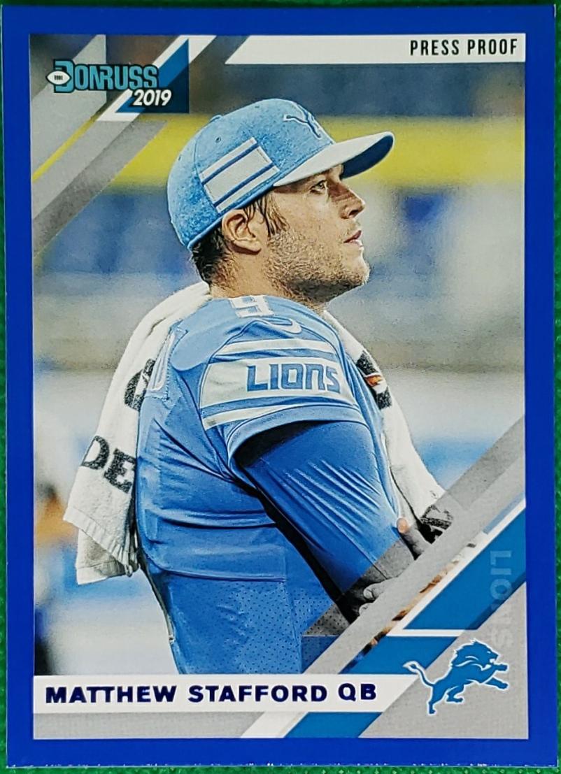 Matthew Stafford [Yellow Press Proof] #90