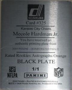 Mecole Hardman Jr. [Black Press Proof] #325