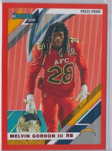 Melvin Gordon III [Red Press Proof] #131