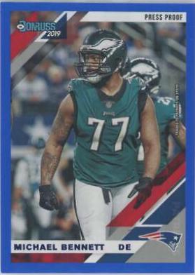 Michael Bennett [Blue Press Proof] #207