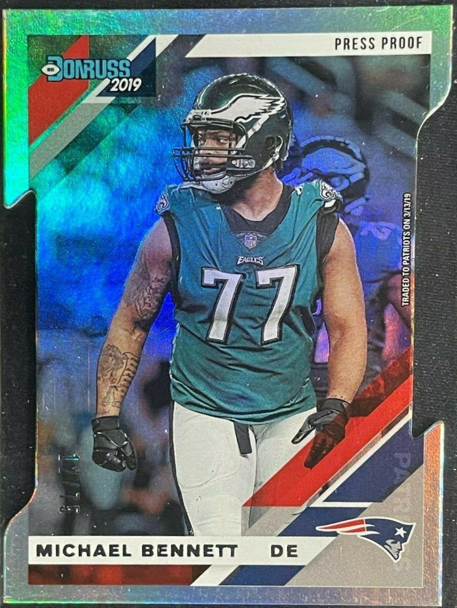Michael Bennett [Silver Die Cut Press Proof] #207