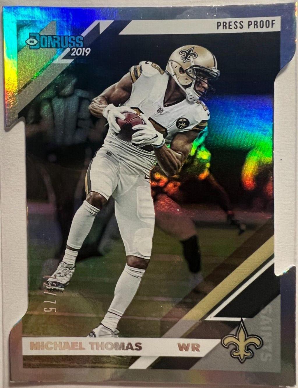 Michael Thomas [Silver Die Cut Press Proof] #173
