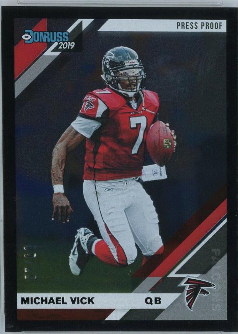 Michael Vick [Black Press Proof] #24