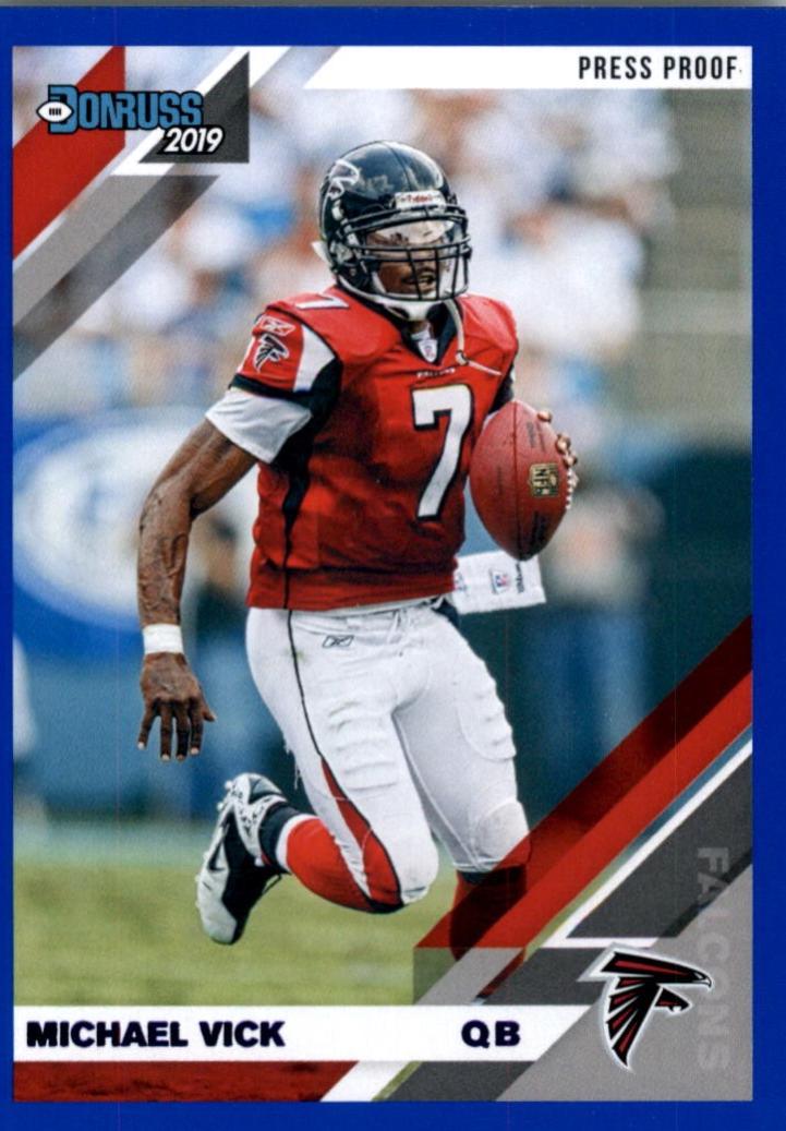 Michael Vick [Blue Press Proof] #24