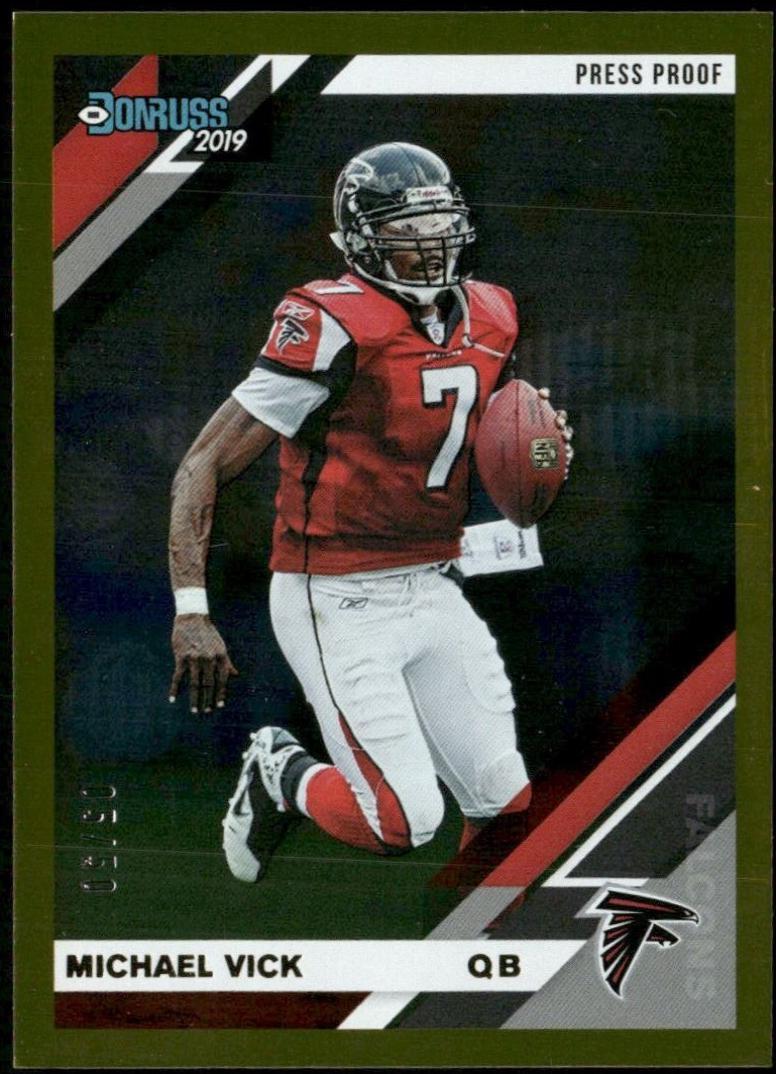 Michael Vick [Green Press Proof] #24