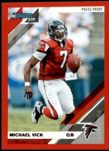 Michael Vick [Red Press Proof] #24