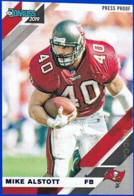 Mike Alstott [Blue Press Proof] #242