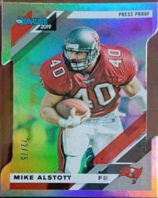 Mike Alstott [Silver Die Cut Press Proof] #242
