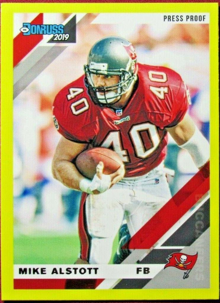 Mike Alstott [Yellow Press Proof] #242
