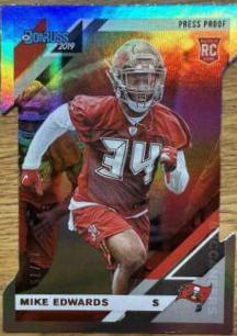 Mike Edwards [Silver Die Cut Press Proof] #286