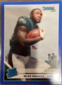 Miles Sanders [Blue Press Proof] #322