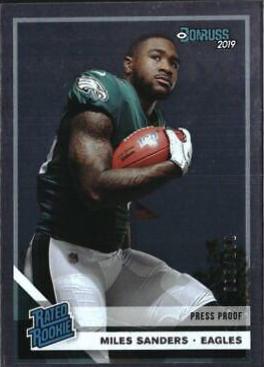 Miles Sanders [Silver Press Proof] #322