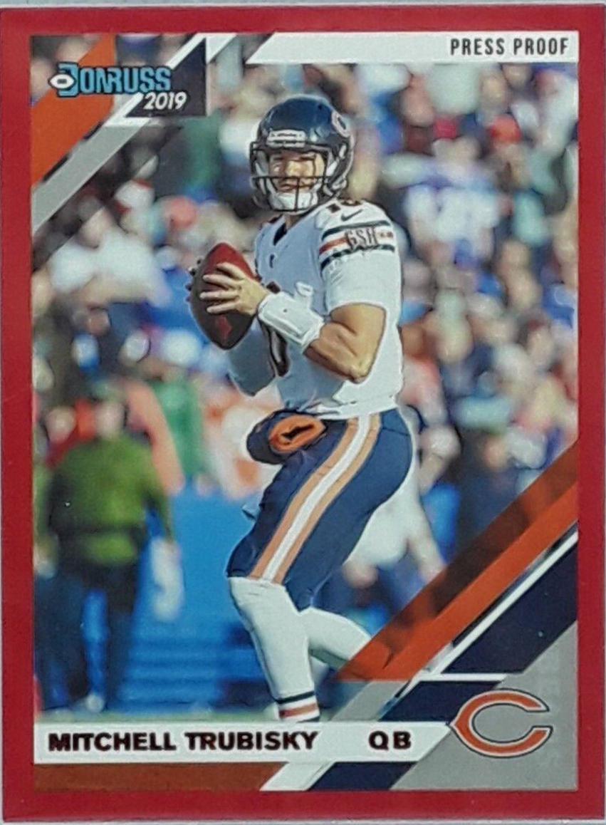 Mitchell Trubisky [Red Press Proof] #49