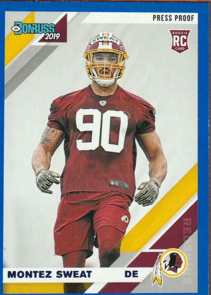 Montez Sweat [Blue Press Proof] #260