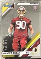 Montez Sweat [Silver Press Proof] #260