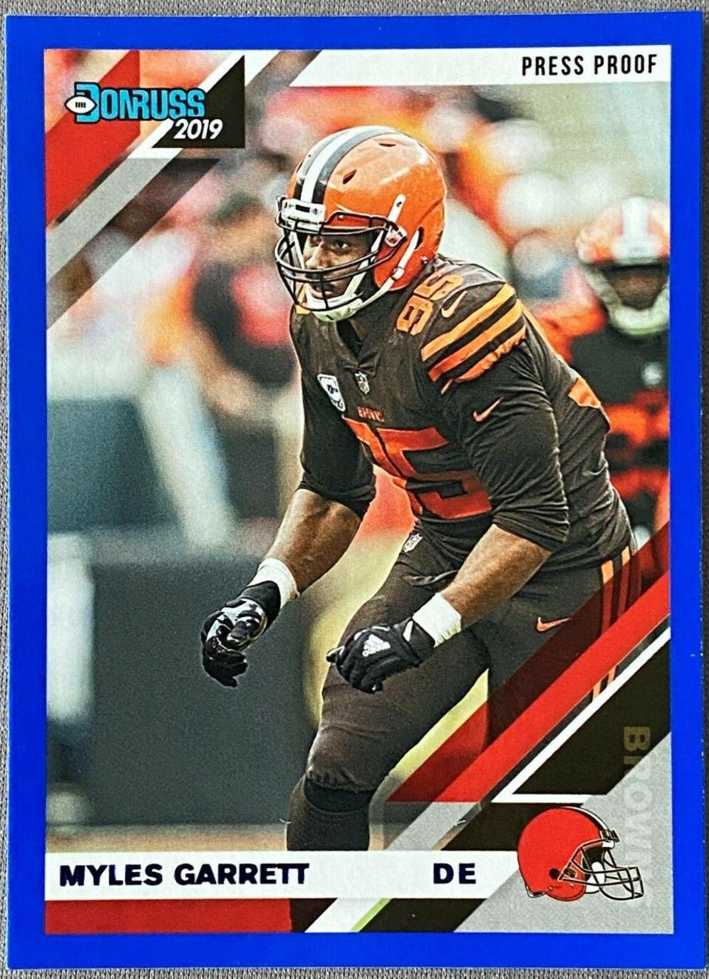 Myles Garrett [Blue Press Proof] #68