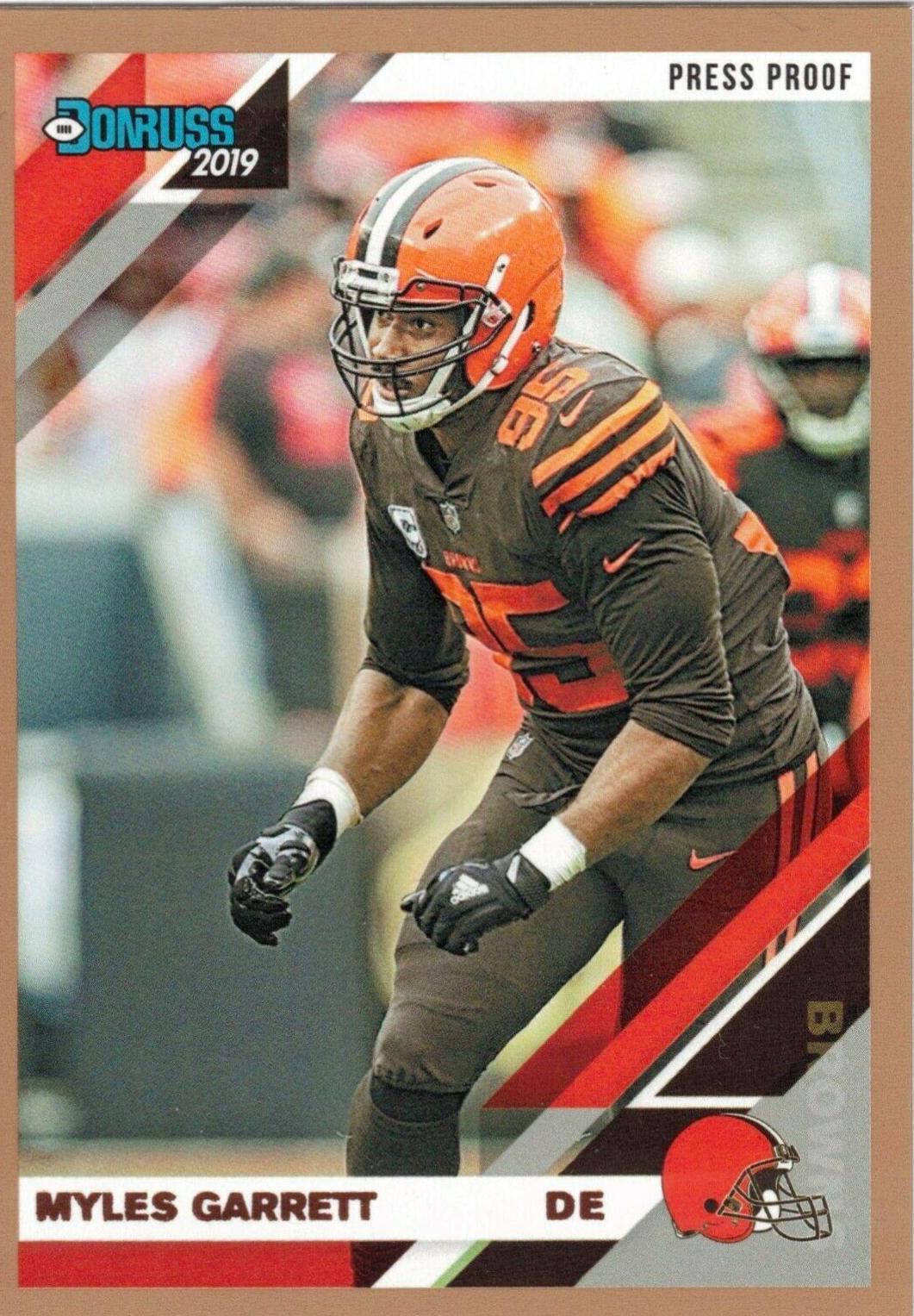 Myles Garrett [Bronze Press Proof] #68