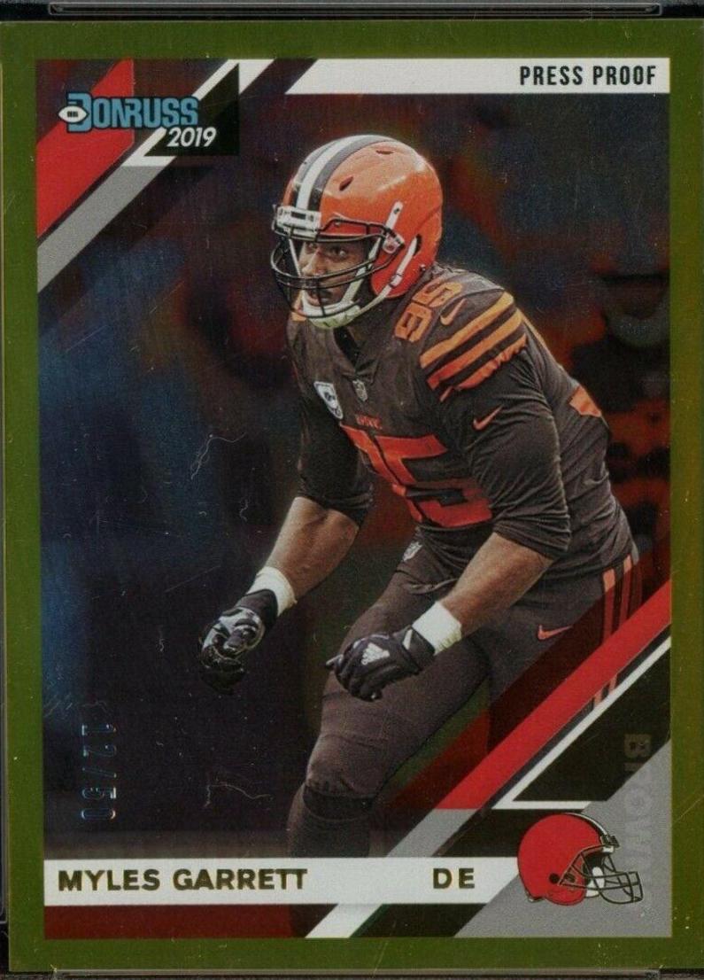 Myles Garrett [Gold Press Proof] #68