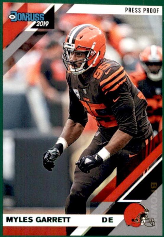 Myles Garrett [Green Press Proof] #68