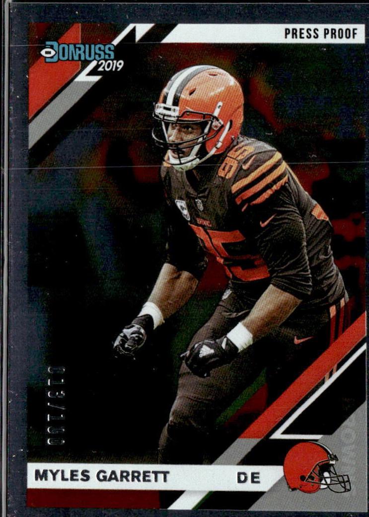 Myles Garrett [Silver Press Proof] #68