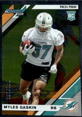 Myles Gaskin [Silver Press Proof] #281