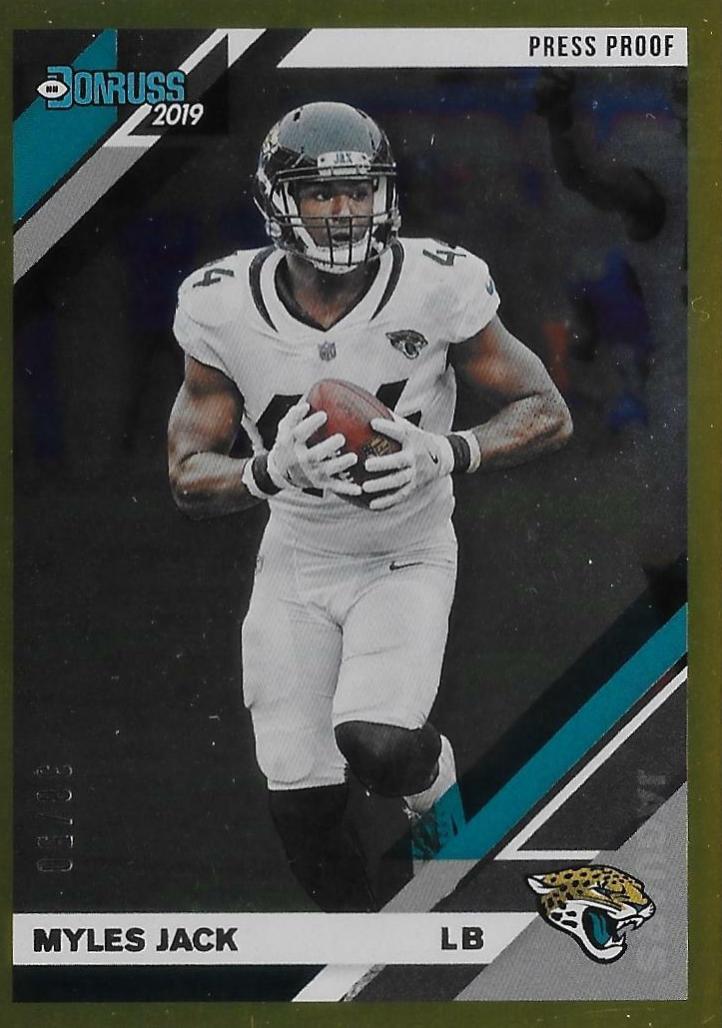 Myles Jack [Gold Press Proof] #124