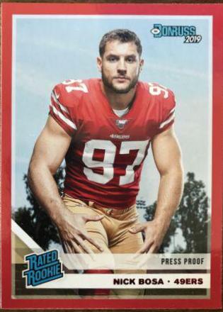 Nick Bosa [Red Press Proof] #318