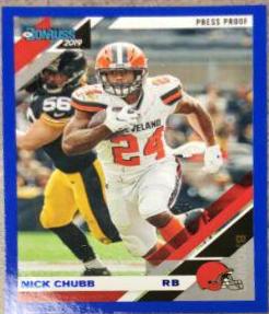 Nick Chubb [Blue Press Proof] #66