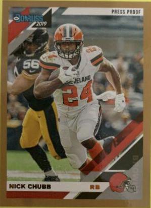 Nick Chubb [Bronze Press Proof] #66