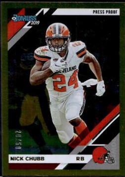Nick Chubb [Gold Press Proof] #66