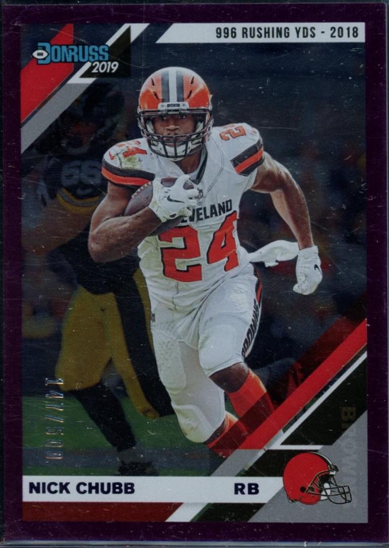Nick Chubb [Season Stat Line] #66