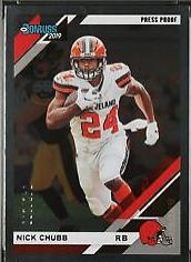 Nick Chubb [Silver Press Proof] #66