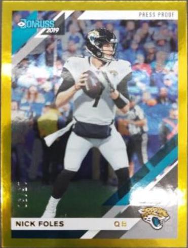 Nick Foles [Gold Press Proof] #122