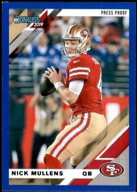Nick Mullens [Blue Press Proof] #220