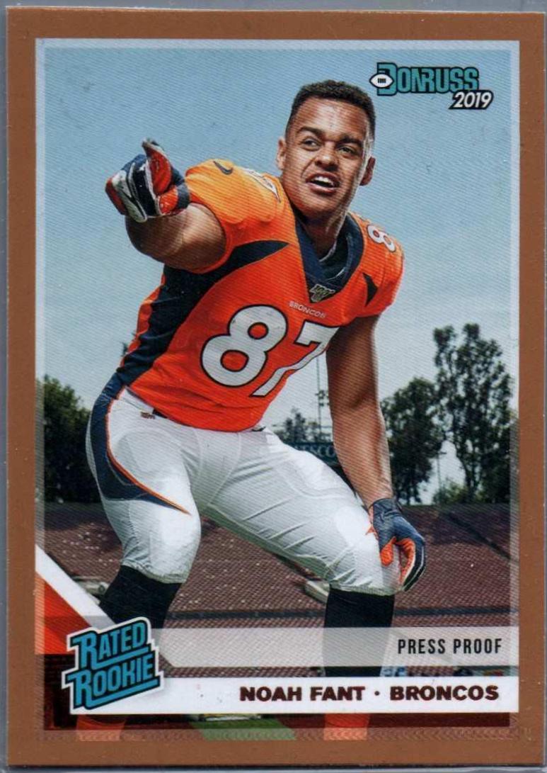 Noah Fant [Bronze Press Proof] #320