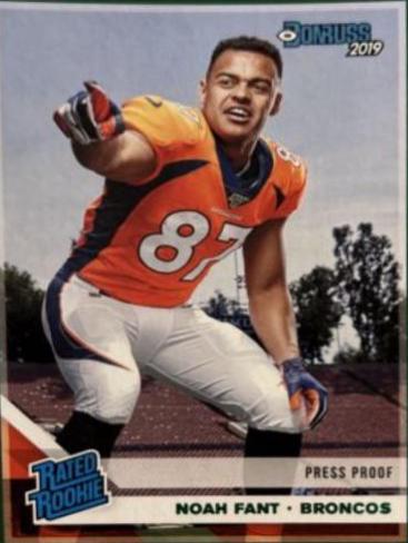 Noah Fant [Green Press Proof] #320