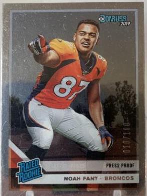 Noah Fant [Silver Press Proof] #320