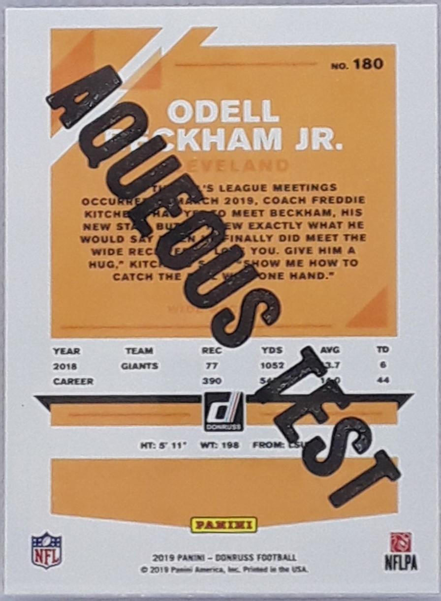 Odell Beckham Jr. [Aqueous Test] #180