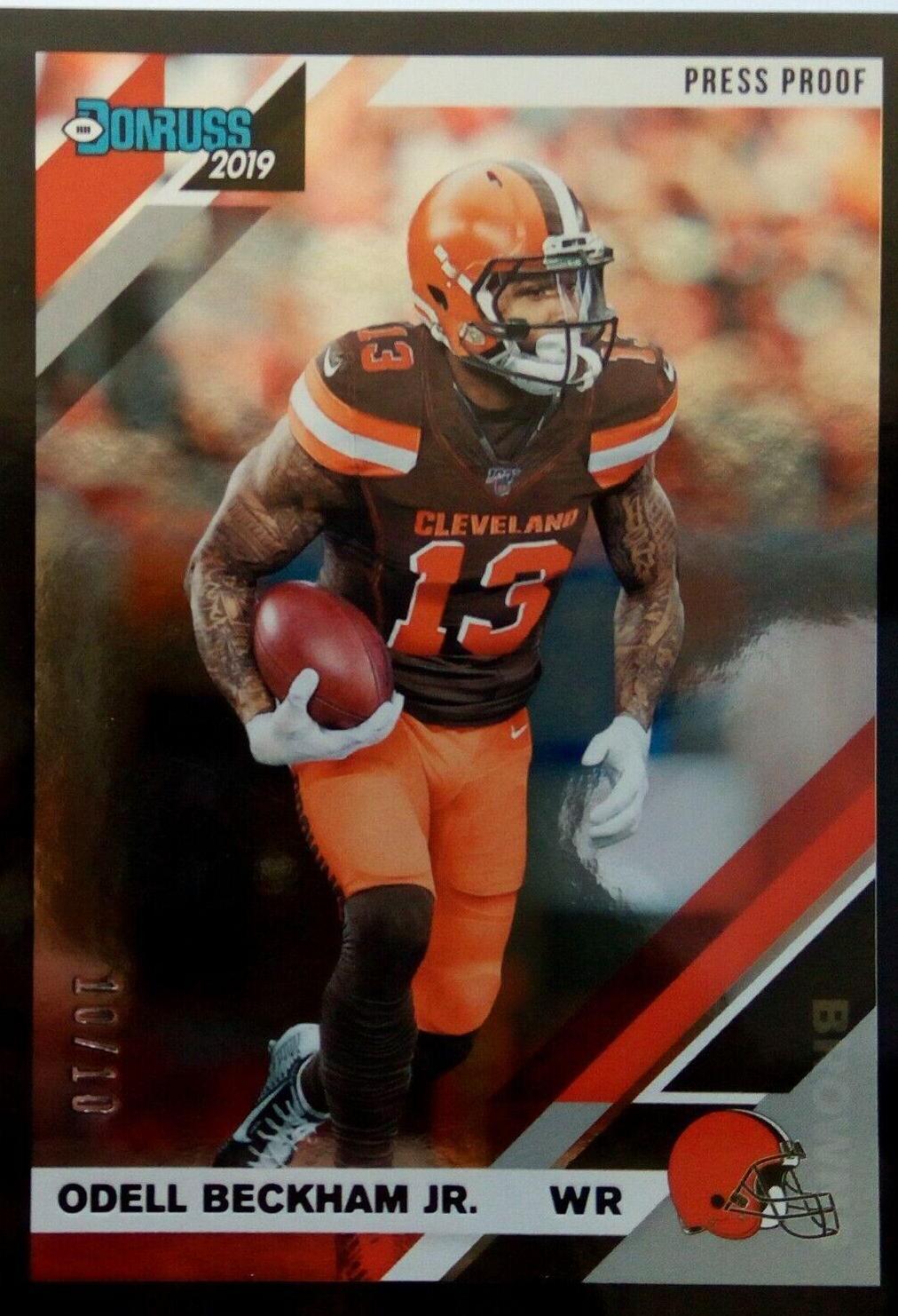Odell Beckham Jr. [Black Press Proof] #180