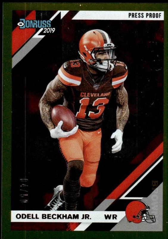 Odell Beckham Jr. [Green Press Proof] #180