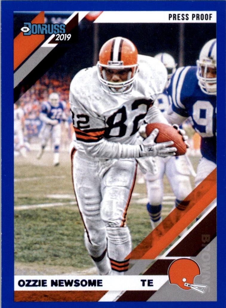 Ozzie Newsome [Blue Press Proof] #72