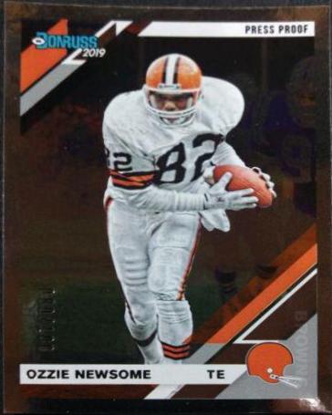 Ozzie Newsome [Silver Press Proof] #72