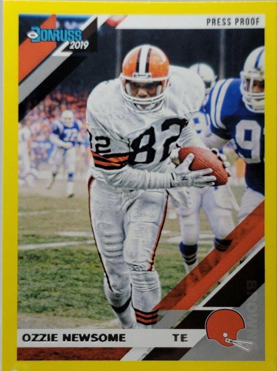 Ozzie Newsome [Yellow Press Proof] #72