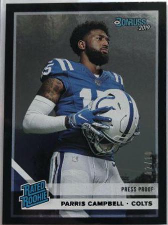 Parris Campbell [Black Press Proof] #315