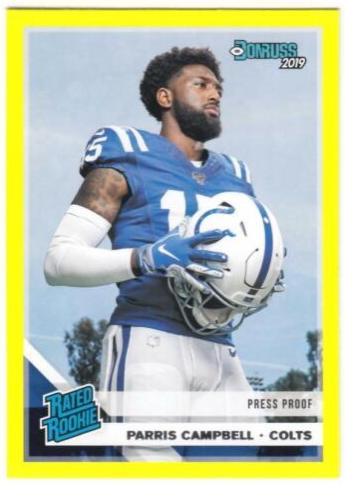 Parris Campbell [Yellow Press Proof] #315