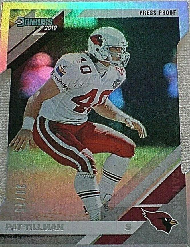 Pat Tillman [Silver Die Cut Press Proof] #16