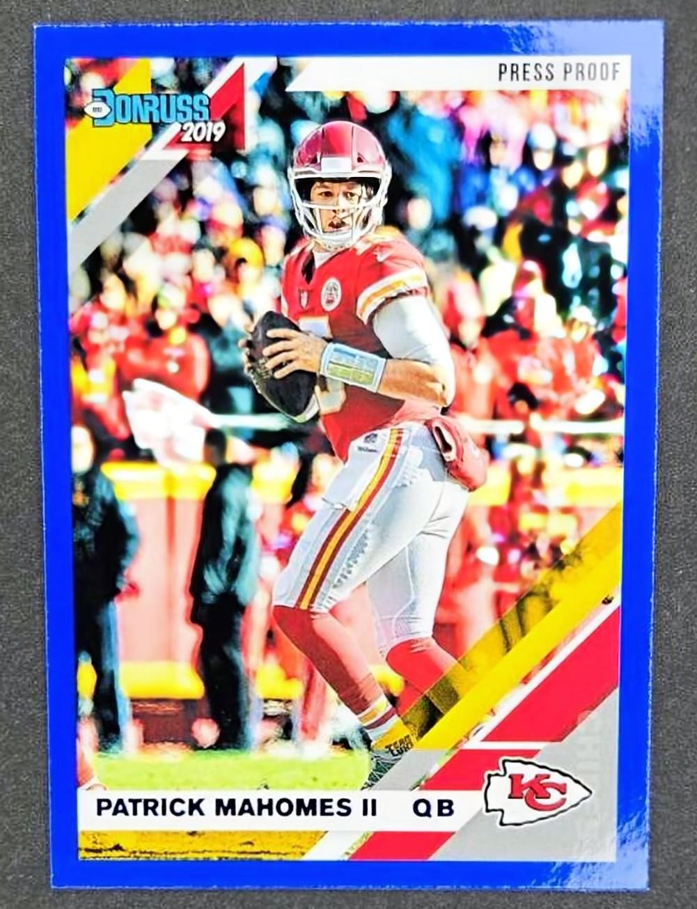 Patrick Mahomes II [Blue Press Proof] #1