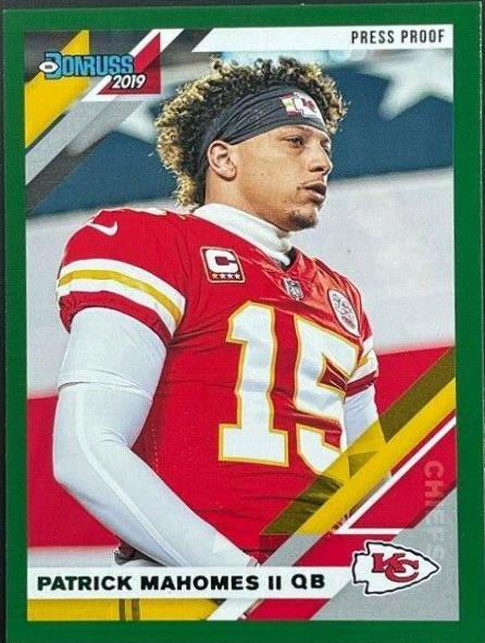 Patrick Mahomes II [Green Press Proof] #1